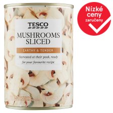 Tesco Mushrooms Sliced 400g