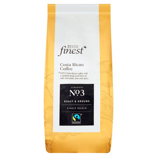 Tesco Finest Costa Rican Coffee pražená mletá káva 227g