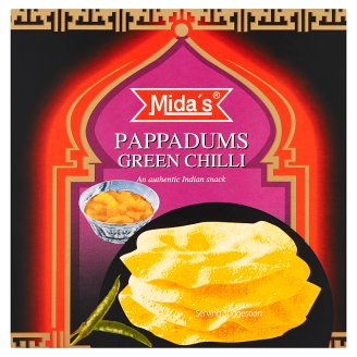 Mida's Pappadams placky chilli 110g
