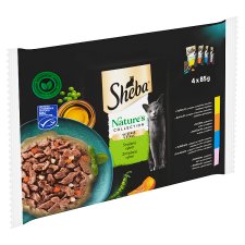 Sheba Nature's Collection smíšený výběr ve šťávě 4 x 85g (340g)