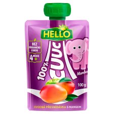 Hello Cuuc 100% ovocná přesnídávka s mangem 100g