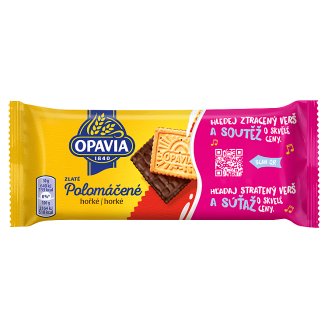 Opavia Zlaté Polomáčené hořké 100g