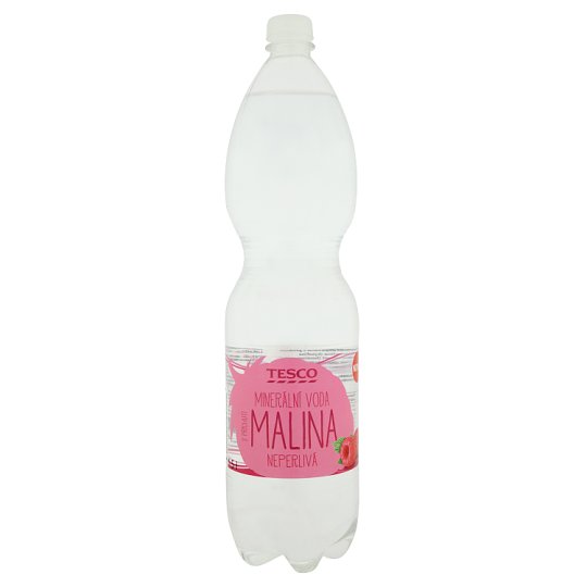 Tesco Still Mineral Water with Raspberry Flavour 1.5L Tesco Groceries