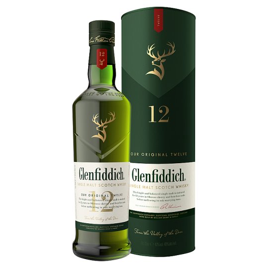 Glenfiddich 12 Years Old whisky 700ml