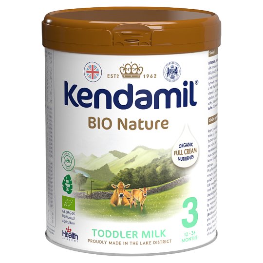 Kendamil Bio Nature Batolecí mléko 3 od ukončeného 12. měsíce 800g
