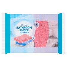 Tesco Bathroom Sponge Scourers 2 pcs