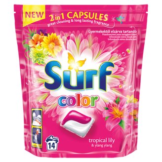 Surf Color tropical prací duo-kapsle na barevné prádlo 14 dávek