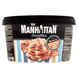Manhattan Specialities Mražený krém arašídový a mražený krém se slaným karamelem 946ml