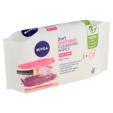 Nivea Biodegradable Gentle Cleansing Wipes Dry Skin 3 in 1 25 pcs