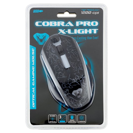 Cobra Pro XLight MT1117 Optical Gaming Mouse Tesco Groceries