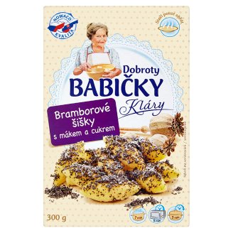 Dobroty Babičky Kláry Bramborové šišky s mákem a cukrem 300g
