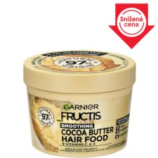 Fructis Hair Food Extra Smoothing Cocoa Butter mask for unruly, frizzy hair, 400 ml