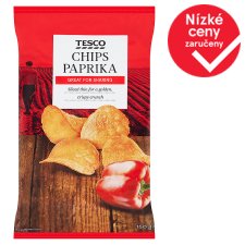 Tesco Chips Paprika 150g