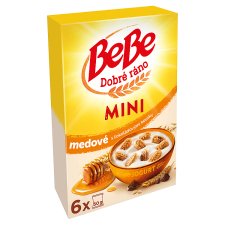Opavia Bebe Dobré ráno Mini medové sušenky s kousky čokolády 6 x 50g (300g)