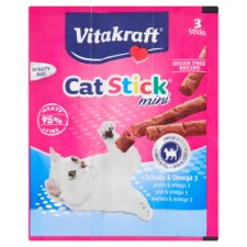 Vitakraft Cat Stick mini s příchutí platýse 3 ks 18g
