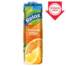 Relax Pomeranč citron 1l