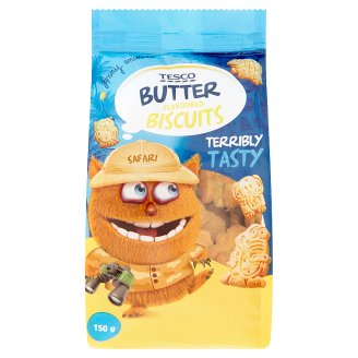 Tesco Sušenky s máslem ve tvaru zvířátek 150g