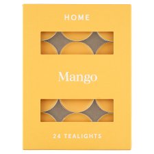 Tesco Home Mango Scented Tealights 24 x 8.3g