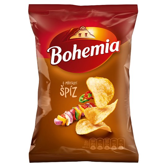 Bohemia Chips s příchutí špíz 70g