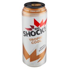 Big Shock! Tropic Cool Carbonated Energy Drink 500ml