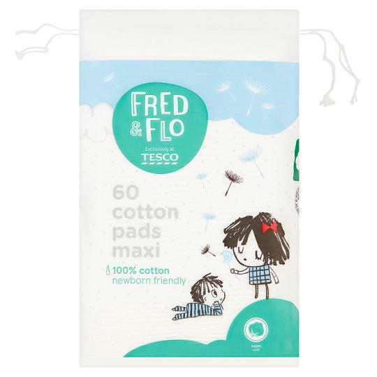 Fred & Flo Maxi Cotton Pads 60 pcs