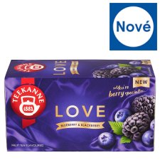 Teekanne Love Blueberry & Blackberry ovocno-bylinný čaj aromatizovaný 45g