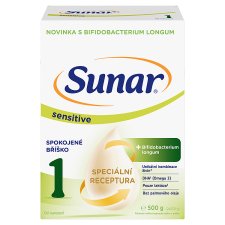 Sunar Sensitive 1 Infant Formula in Powder 2 x 250g (500g)