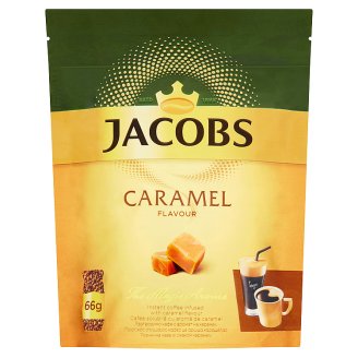 Jacobs Caramel rozpustná aromatizovaná káva 66g