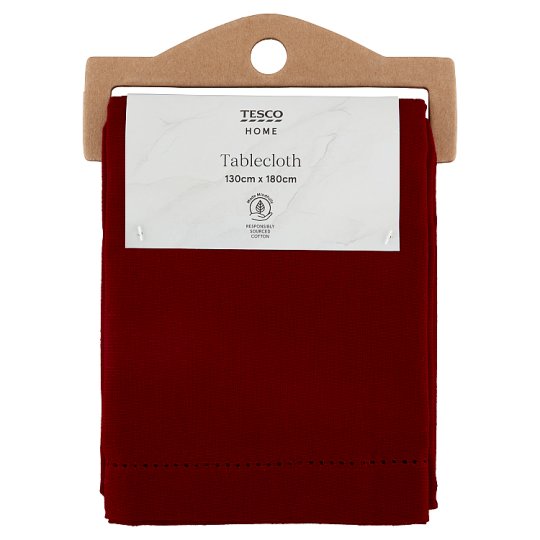 Tesco Home Tablecloth 130 cm x 180 cm Tesco Groceries