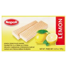 Napoli Wafers Filled with Lemon Creme 120g