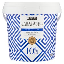 Tesco Greek Style Natural Yogurt 1kg