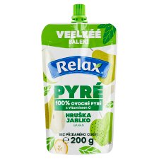 Relax Puree Pear Apple Banana 200g