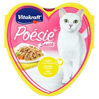 Vitakraft Poésie Sauce + kuře & zahradní zelenina v omáčce 85g