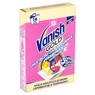 Vanish Gold Color Protect ubrousky proti přenosu barev 16 praní 8 ks
