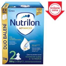 Nutrilon 2 Advanced Continuation Baby Milk from the End of the 6th Month 1000g