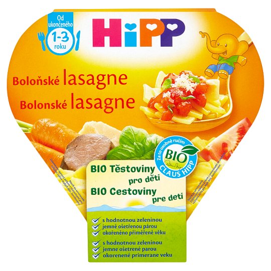 HiPP Boloňské lasagne 250g