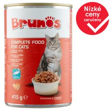 Brunos Kousky s rybou v omáčce 415g