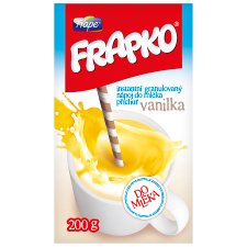 FRAPE FRAPKO instantní granulovaný nápoj do mléka vanilka