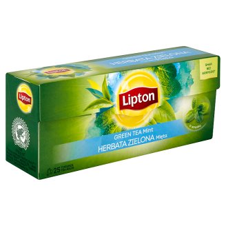 Lipton Zelený aromatizovaný čaj Mint 25 sáčků