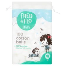 Fred & Flo Vatové kuličky 100 ks