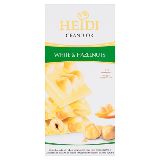 Heidi Grand'Or White & Hazelnuts 100g