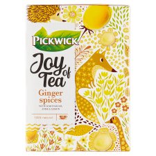 Pickwick Bylinný čaj aromatizovaný s citronovou verbenou a citronovou trávou 15 x 1,75g (26g)