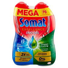 Somat Excellence Duo Gel Grease Cutting 2 x 684ml