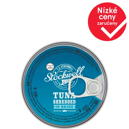 Stockwell & Co. Tuňák drcený ve vlastní šťávě 185g