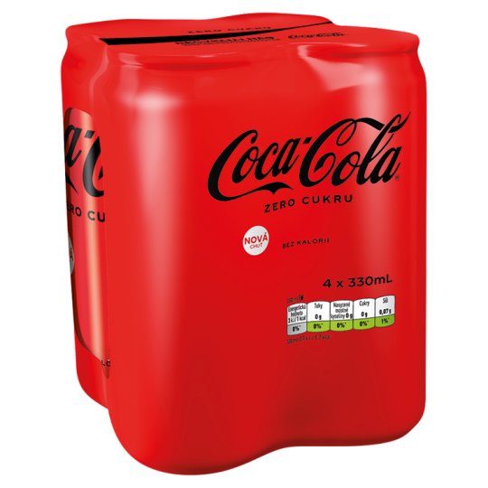 Coca-Cola Zero 4 x 330ml