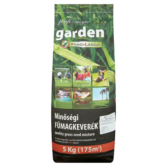 AgroLargo Magic Garden MagicSunny Mixture of Grass Seeds Resistant to Drought 5kg Tesco