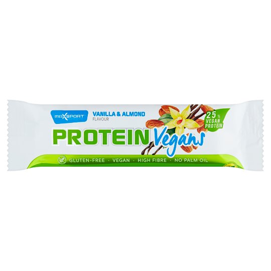 MaxSport Protein Vegans Vanilla & Almond Flavour 40g Tesco Groceries