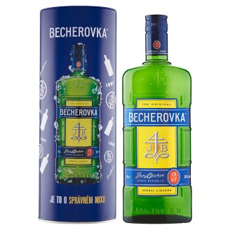 Becherovka Bylinný likér v plechovém pouzdře 70cl