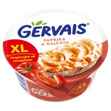 Gervais Čerstvý tvarohový sýr s paprikou a rajčaty 170g