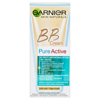 Garnier Skin Naturals BB Cream Pure Active 5v1 proti nedokonalostem světlý odstín 50ml